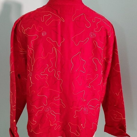 Tantrums collection, Vintagb red‎ top. Small. Great silver buttons. Y2k - Picture 7 of 9